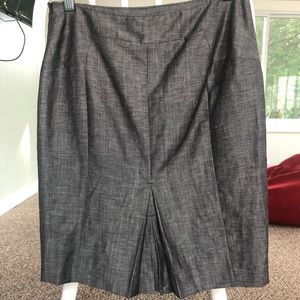 NWT Ann Taylor gray pencil skirt